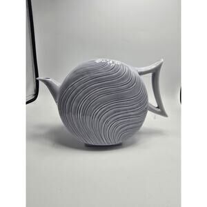 Balos Ceramic Teapot Without Lid Light Blue 10" Tall-Japan Chipped Spout